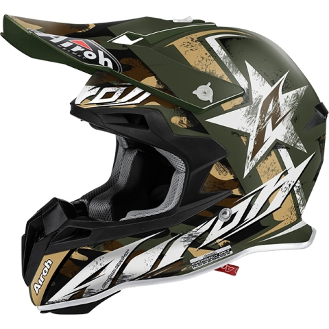ECHIPAMENTE MOTO - CASCA TERMINATOR 2.1 GROUND GREEN MATT XL