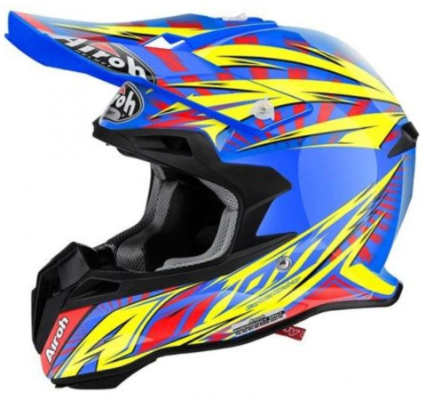 Reduceri ATV Moto - Casti, Echipamente si Imbracaminte - CASCA TERMINATOR 2.1 LIGHTNING BLUE GLOSS XL