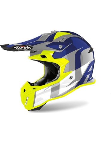 ECHIPAMENTE MOTO - CASCA TERMINATOR OP. V SHOOT BLUE GLOSS XL