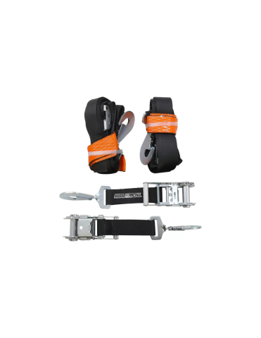 ACCESORII SSV - CHINGI PRINDERE ROATA CU CLICHET SI CARLIG (REGLABILE) NEGRE -latime 50.8mm (maxim anvelopa 35")