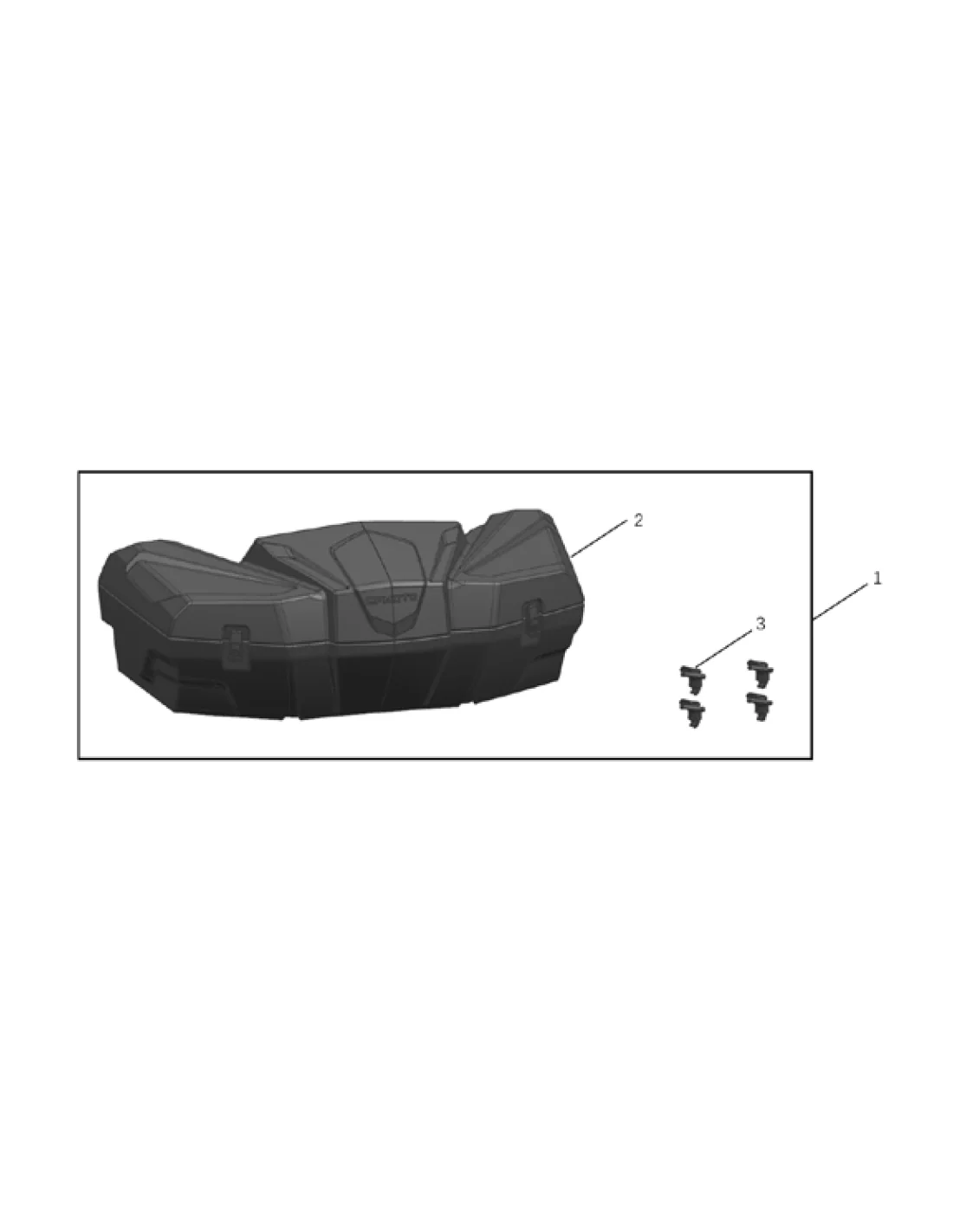 Cutie Spate ATV CFMOTO 625 Touring / 625 Short [1]