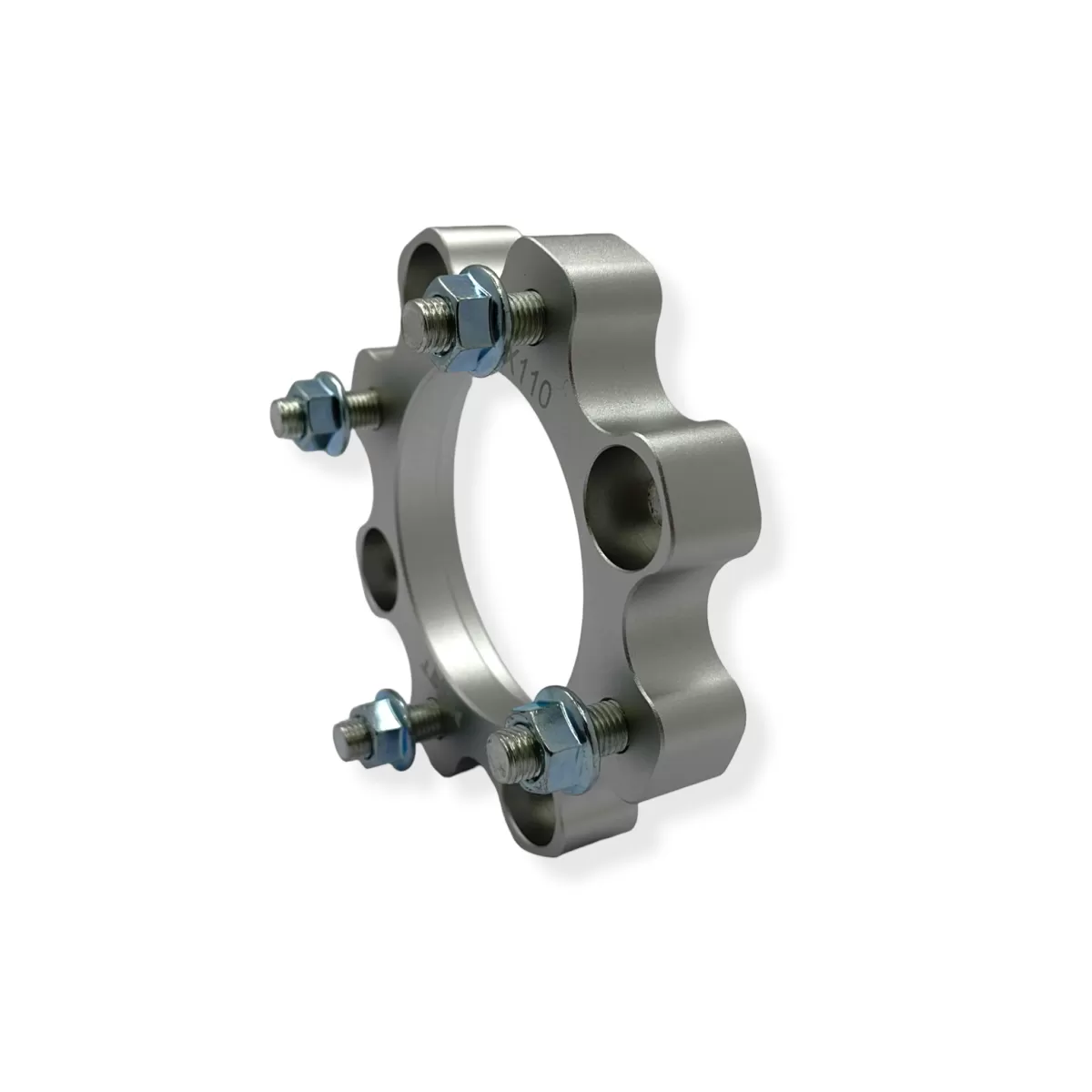 DISTANTIERE ROTI ATV - Distantiere Roti ATV 4/110 20mm Argintiu – CFMOTO / Yamaha / Suzuki (Prezon M10x1.25)