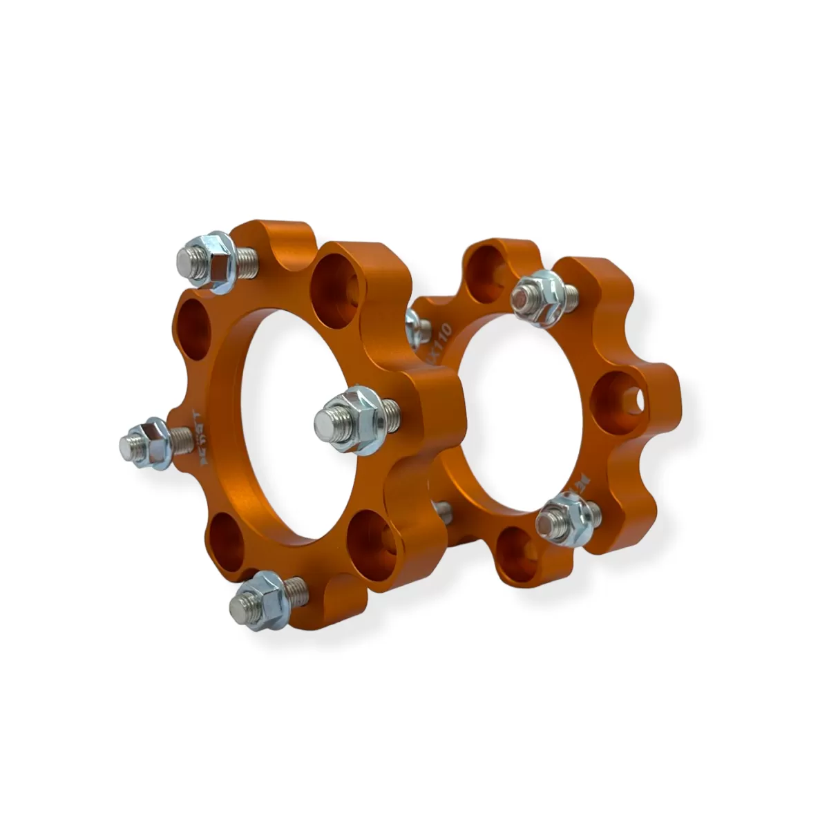Distantiere Roti ATV 4/110 25mm Orange – CFMOTO / Yamaha / Suzuki (Prezon M10x1.25) [4]