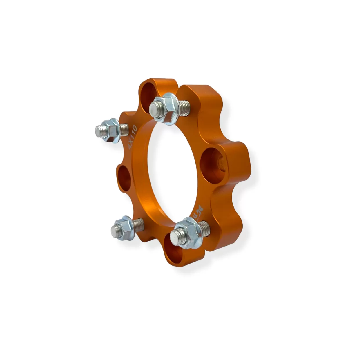 DISTANTIERE ROTI ATV - Distantiere Roti ATV 4/110 25mm Orange – CFMOTO / Yamaha / Suzuki (Prezon M10x1.25)