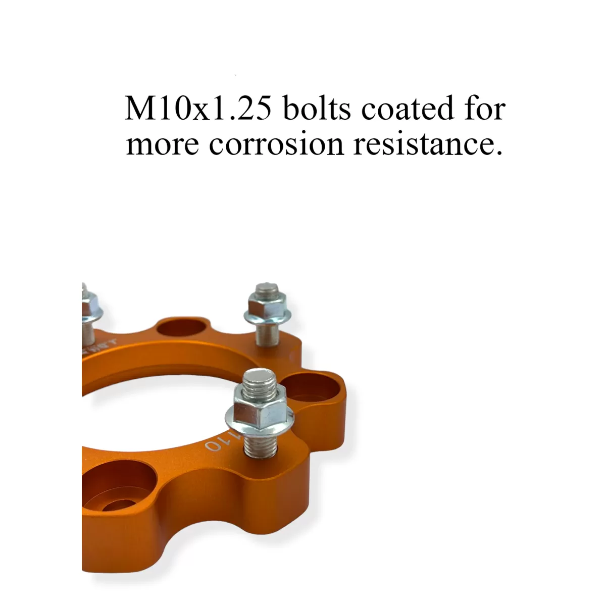 Distantiere Roti ATV 4/110 25mm Orange – CFMOTO / Yamaha / Suzuki (Prezon M10x1.25) [2]