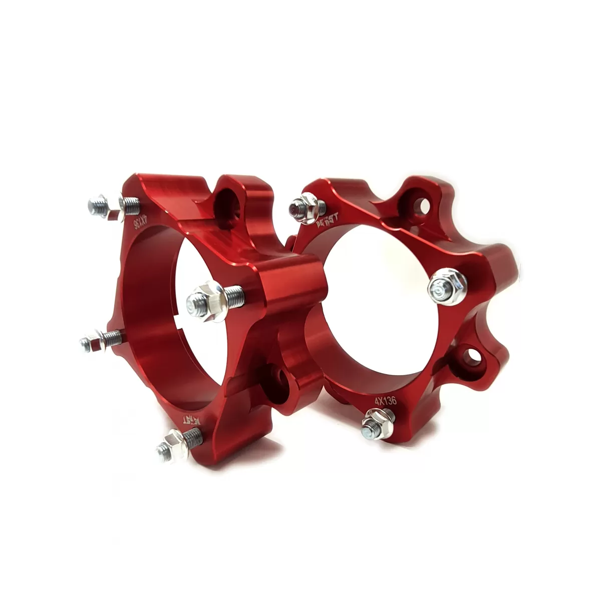 DISTANTIERE ROTI ATV - DISTANTIERE ROTI ATV 4/110 40MM ROSU – CFMOTO / YAMAHA / SUZUKI (PREZON M10x1.25)