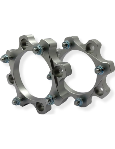 DISTANTIERE ROTI ATV 4/136 45MM SILVER - CAN-AM / BOMBARDIER (PREZON M10x1.25) THE BEAST [4]