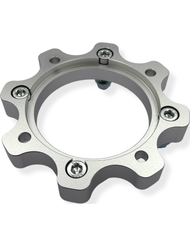 DISTANTIERE ROTI ATV 4/136 45MM SILVER - CAN-AM / BOMBARDIER (PREZON M10x1.25) THE BEAST [2]