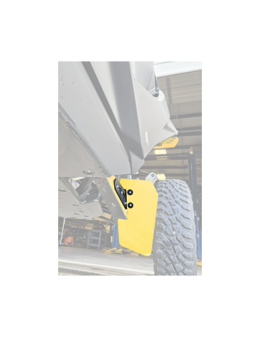 FLAPSURI / PROTECTII LA ROTI IMPOTRIVA PIETRELOR PENTRU CAN-AM MAVERICK R - GALBEN [5]