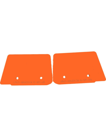 FLAPSURI / PROTECTII LA ROTI IMPOTRIVA PIETRELOR PENTRU CAN-AM MAVERICK R - PORTOCALIU [2]