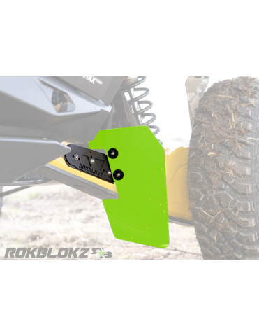 FLAPSURI / PROTECTII LA ROTI IMPOTRIVA PIETRELOR PENTRU CAN-AM MAVERICK R - VERDE LIME [7]