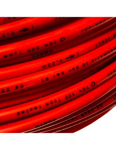 PIESE - FURTUN PLASTIC ROSU 6MM RED WINCHES
