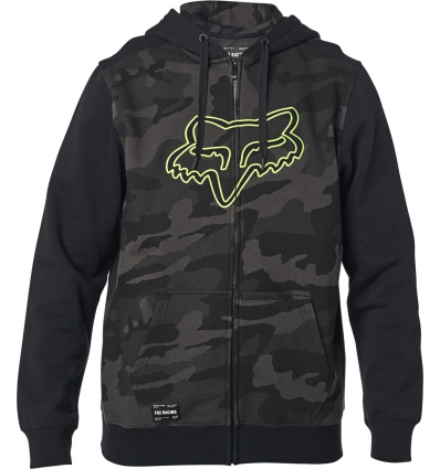 IMBRACAMINTE CASUAL - HANORAC FOX DESTRAKT CAMO ZIP FLEECE BLACK CAMO