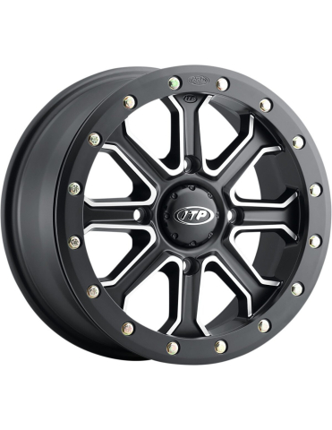 JANTE ATV - JANTA ATV BEADLOCK 4/137 ITP INERTIA 15X7 6+1 (50MM) NEGRU MAT