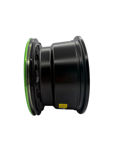 JANTA ATV CU BEADLOCK 4/137 12X7 - CAN-AM RENEGADE / OUTLANDER - NEGRU CU VERDE [5]