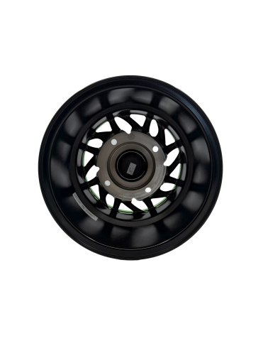 JANTA ATV CU BEADLOCK 4/137 12X7 - CAN-AM RENEGADE / OUTLANDER - NEGRU CU VERDE [4]