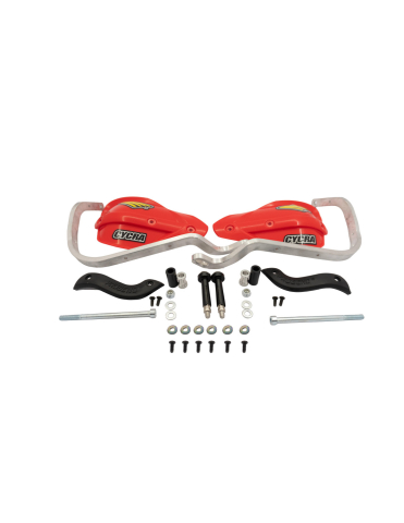 KIT HANDGUARD ROSU CYCRA CU PRINDERE PENTRU GHIDON FLEXX [4]