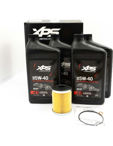 CONSUMABILE - KIT SCHIMB ULEI MOTOR XPS 5W40 (FULL SINTETIC) + FILTRU ULEI CAN-AM MAVERICK X3 900 CC TURBO RR (3.784 L)