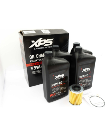 KIT SCHIMB ULEI MOTOR XPS 5W40 (FULL SINTETIC) + FILTRU ULEI CAN-AM MAVERICK X3 900 CC TURBO RR (3.784 L) [1]