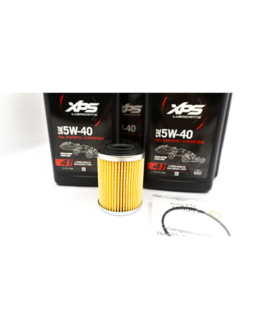 KIT SCHIMB ULEI MOTOR XPS 5W40 (FULL SINTETIC) + FILTRU ULEI CAN-AM MAVERICK X3 900 CC TURBO RR (3.784 L) [4]