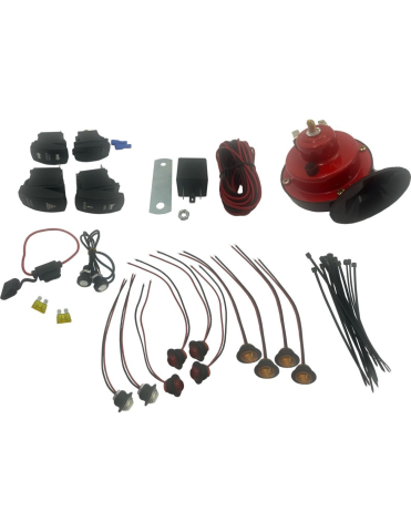 ACCESORII ATV - KIT SEMNALIZARE CU CLAXON - ATV / SSV / UTV - CAN-AM / POLARIS / CFMOTO / HONDA / YAMAHA / KAWASAKI