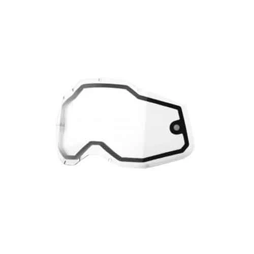 ECHIPAMENTE MOTO - LENTILA OCHELARI 100% RC2/AC2/ST2 REPLACEMENT LENS - DUAL PANE CLEAR
