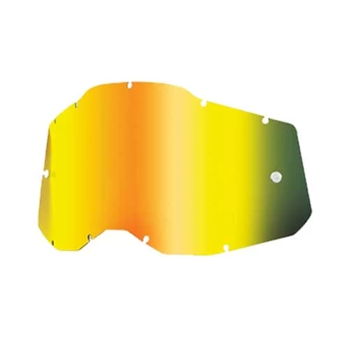 ECHIPAMENTE MOTO - LENTILA OCHELARI 100% RC2/AC2/ST2 REPLACEMENT LENS - MIRROR GOLD