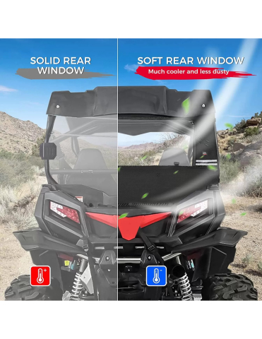 LUNETA SPATE SOFT SSV CFMOTO ZFORCE 500 / 800 / 1000 MODEL VECHI [6]