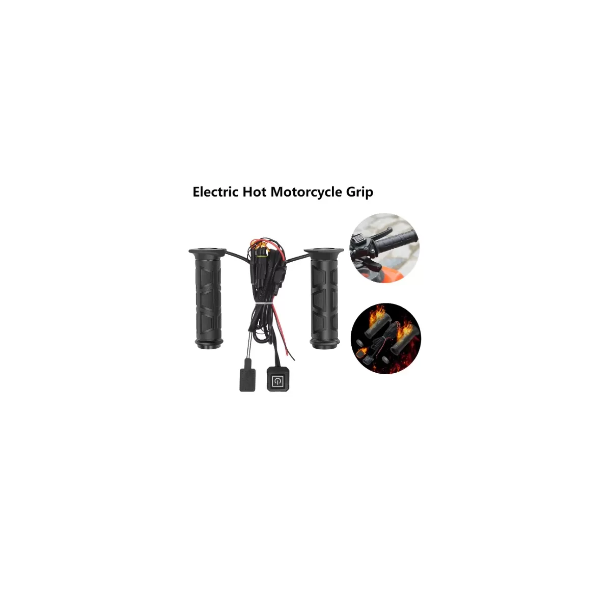 MANERE INCALZITE ATV - Mânere Încălzite Dual-Zone cu Accelerație Încălzită – Accesoriu ATV