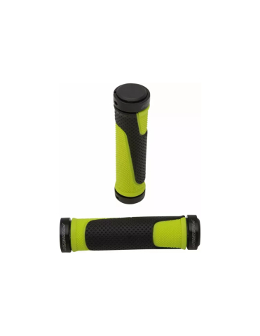 PIESE - MANSOANE ATV / JET PROGRIP CU LOCK ON NEGRU CU GALBEN DENSITATE DUBLA 22MM x 13CM
