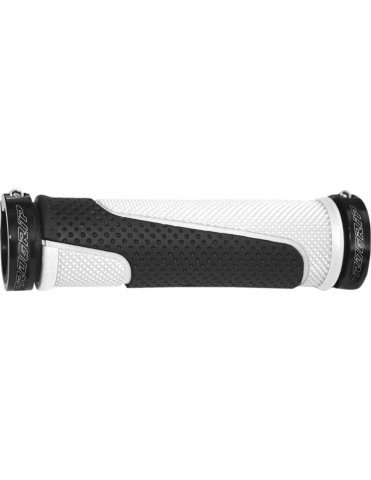 MANSOANE GHIDON LOCK-ON NEGRU / ALB DUAL DENSITY 22MM 13CM - PROGRIP [1]