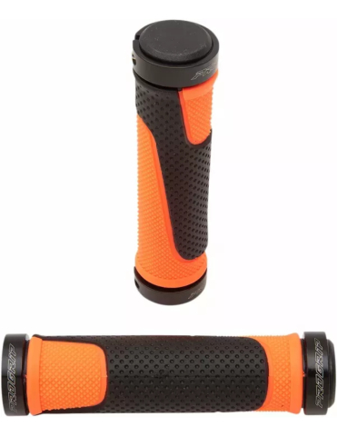 PIESE - MANSOANE GHIDON LOCK-ON NEGRU / PORTOCALIU DUAL DENSITY 22MM 13CM - PROGRIP