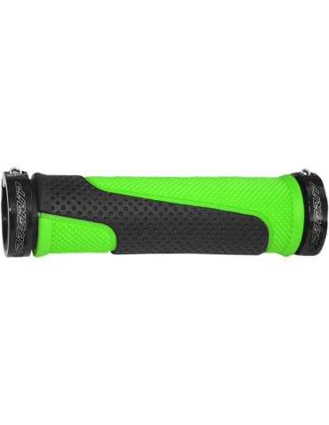 MANSOANE GHIDON LOCK-ON NEGRU / VERDE DUAL DENSITY 22MM 13CM - PROGRIP [1]