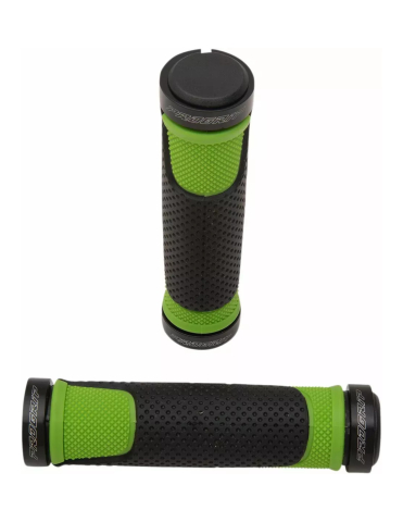 PIESE - MANSOANE GHIDON LOCK-ON NEGRU / VERDE DUAL DENSITY 22MM 13CM - PROGRIP