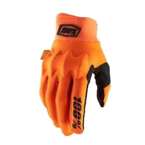 ECHIPAMENTE MOTO - MANUSI 100% COGNITO D3O GLOVES FLUO ORANGE/BLACK