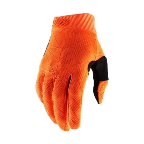 ECHIPAMENTE MOTO - MANUSI 100% RIDEFIT GLOVES FLUO ORANGE/BLACK LG