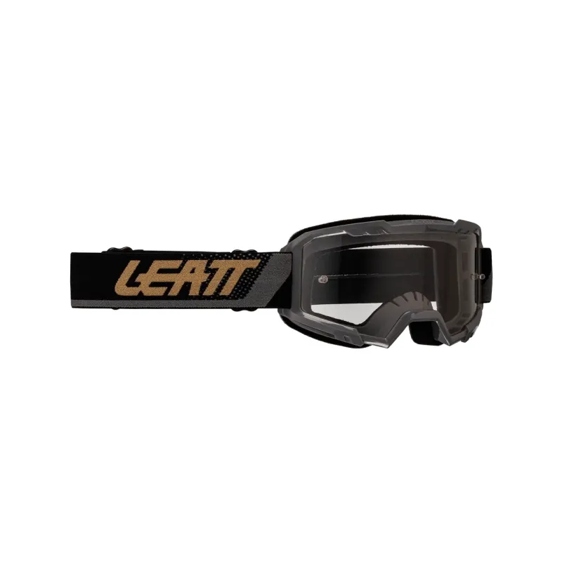 ECHIPAMENTE CROSS ENDURO - OCHELARI 2.5s LEATT NEGRU CU LENTILA CLARA