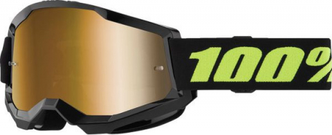 Ochelari Moto 100% Strata 2 Solar Eclipse – Lentilă Aurie