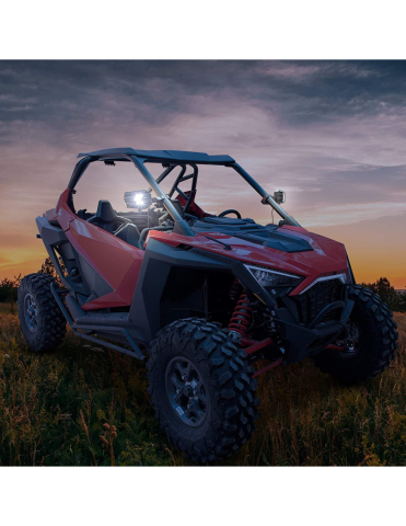ACCESORII SSV - OGLINZI CU LED SSV / UTV CAN-AM / POLARIS / CFMOTO (TEVI 38-50MM) NEGRE THE BEAST