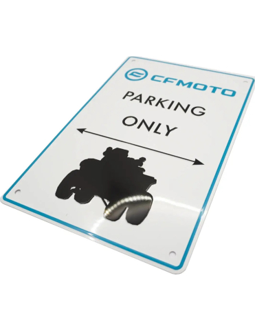 PLACUTA ALUMINIU CFMOTO PARKING ONLY [3]
