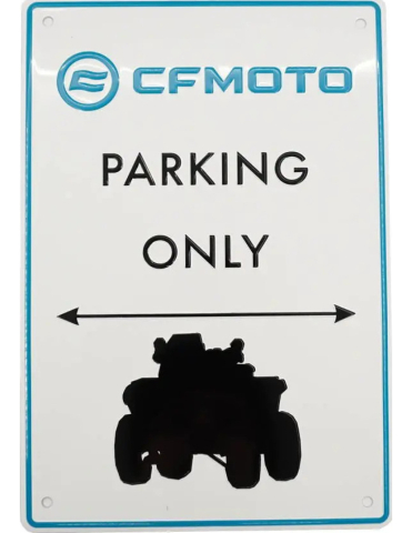 PLACUTA ALUMINIU CFMOTO PARKING ONLY [1]