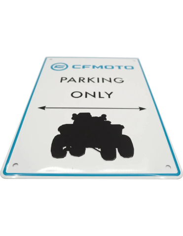 PLACUTA ALUMINIU CFMOTO PARKING ONLY [2]