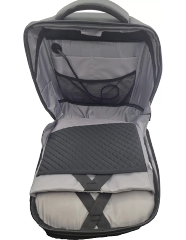 RUCSAC TEXTIL CU ECRAN LED SI BLUETOOTH - DEVIL EYES - NEGRU - MOTOCICLETA / ATV / BICICLETA / TROTINETA [2]