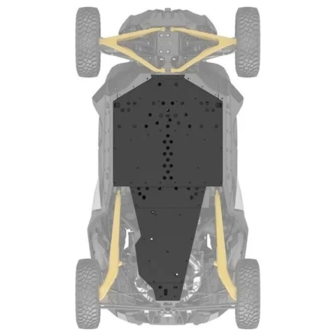 ACCESORII - SCUT CENTRAL FATA/SPATE HMWPE CAN-AM MAVERICK R