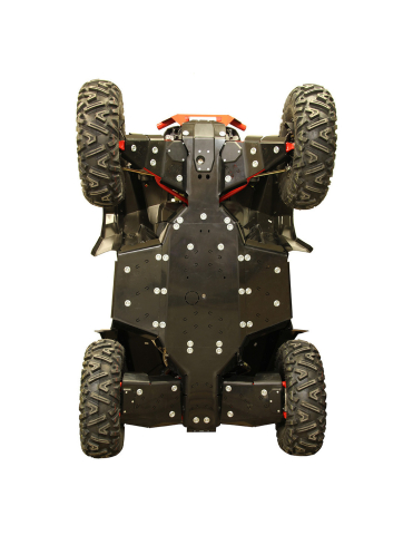 SCUT PROTECTIE ATV - SCUT COMPLET ATV POLARIS SCRAMBLER 1000 S -IRON BALTIC (HDPE /Poliamida/Plastic)
