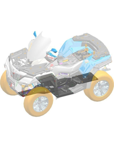 ACCESORII - SCUT PROTECTIE SASIU ATV CFMOTO CFORCE 850XC/1000