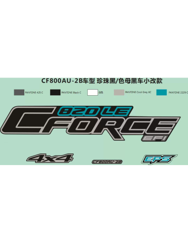 PIESE - SET ABTIBILDE CFMOTO CFORCE 820 CF800AU-2B
