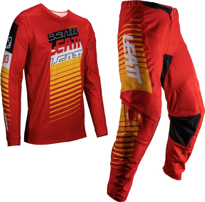 ECHIPAMENTE CROSS ENDURO - Set Complet Echipament Moto LEATT Ride Kit 3.5 – Rosu