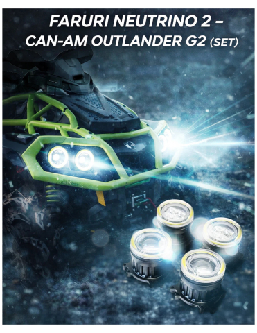 ACCESORII - SET FARURI NEUTRINO 2 ATV CAN-AM OUTLANDER G2
