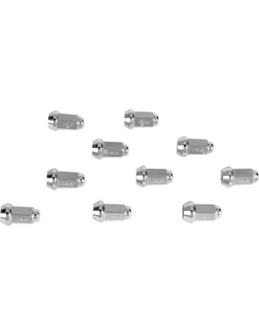 PIESE - SET PIULITE JANTA M10X1.25 ARGINTIU (HEX 14, CON 60) ATV / SSV / UTV ITP
